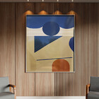 Quadro Decorativo Tela Canvas Abstrato Conceito Estrutura Abs