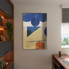 Quadro Decorativo Tela Canvas Abstrato Conceito Estrutura Abs