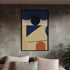 Quadro Decorativo Tela Canvas Abstrato Conceito Estrutura Abs