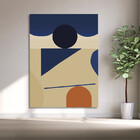 Quadro Decorativo Tela Canvas Abstrato Conceito Estrutura Abs