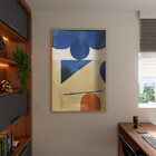 Quadro Decorativo Tela Canvas Abstrato Conceito Estrutura Abs