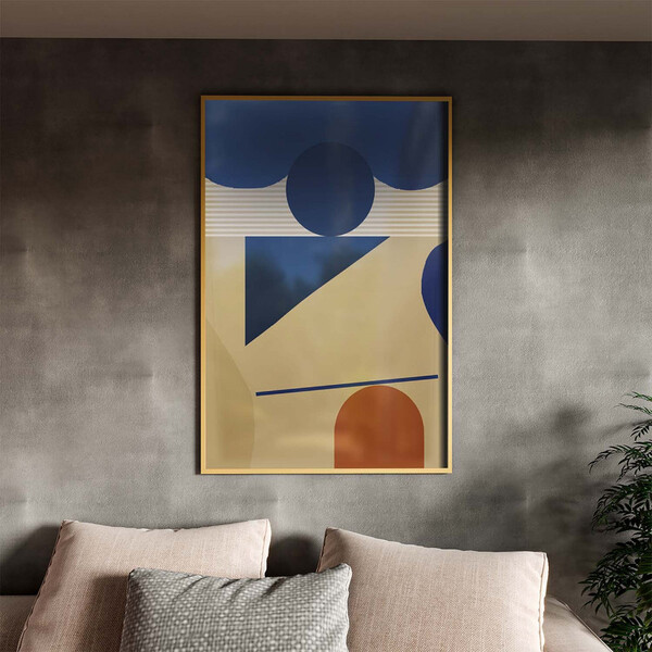 Quadro Decorativo Tela Canvas Abstrato Conceito Estrutura Abs