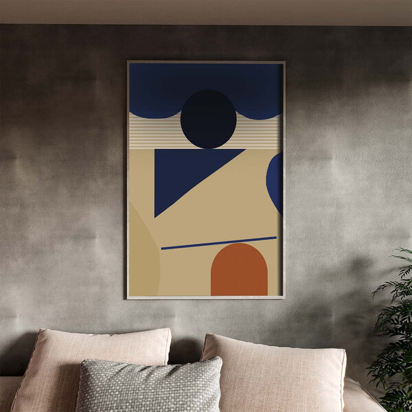 Quadro Decorativo Tela Canvas Abstrato Conceito Estrutura Abs