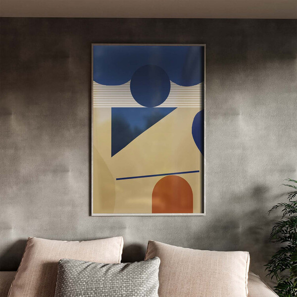 Quadro Decorativo Tela Canvas Abstrato Conceito Estrutura Abs