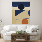 Quadro Decorativo Tela Canvas Abstrato Conceito Estrutura Abs