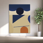 Quadro Decorativo Tela Canvas Abstrato Conceito Estrutura Abs