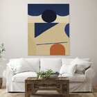 Quadro Decorativo Tela Canvas Abstrato Conceito Estrutura Abs