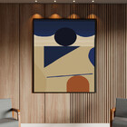 Quadro Decorativo Tela Canvas Abstrato Conceito Estrutura Abs