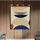 Quadro Decorativo Tela Canvas Abstrato Conceito Formas Em Har