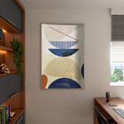 Quadro Decorativo Tela Canvas Abstrato Conceito Formas Em Har