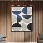 Quadro Decorativo Tela Canvas Abstrato Conceito Formas Em Sin