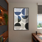 Quadro Decorativo Tela Canvas Abstrato Conceito Formas Em Sin