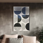 Quadro Decorativo Tela Canvas Abstrato Conceito Formas Em Sin