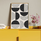 Quadro Decorativo Tela Canvas Abstrato Conceito Formas Em Sin