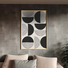 Quadro Decorativo Tela Canvas Abstrato Conceito Formas Em Sin