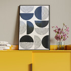 Quadro Decorativo Tela Canvas Abstrato Conceito Formas Em Sin