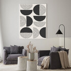 Quadro Decorativo Tela Canvas Abstrato Conceito Formas Em Sin