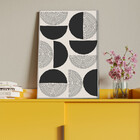 Quadro Decorativo Tela Canvas Abstrato Conceito Formas Em Sin