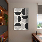 Quadro Decorativo Tela Canvas Abstrato Conceito Formas Em Sin