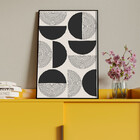 Quadro Decorativo Tela Canvas Abstrato Conceito Formas Em Sin