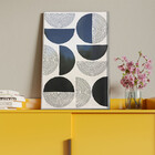 Quadro Decorativo Tela Canvas Abstrato Conceito Formas Em Sin