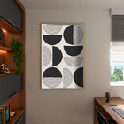 Quadro Decorativo Tela Canvas Abstrato Conceito Formas Em Sin