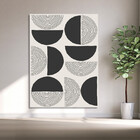 Quadro Decorativo Tela Canvas Abstrato Conceito Formas Em Sin