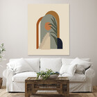 Quadro Decorativo Tela Canvas Abstrato Conceito Geometria Flu