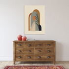 Quadro Decorativo Tela Canvas Abstrato Conceito Geometria Flu