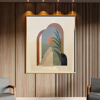 Quadro Decorativo Tela Canvas Abstrato Conceito Geometria Flu