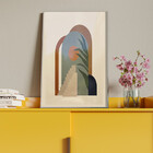 Quadro Decorativo Tela Canvas Abstrato Conceito Geometria Flu