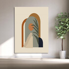 Quadro Decorativo Tela Canvas Abstrato Conceito Geometria Flu