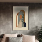 Quadro Decorativo Tela Canvas Abstrato Conceito Geometria Flu