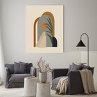 Quadro Decorativo Tela Canvas Abstrato Conceito Geometria Flu