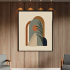 Quadro Decorativo Tela Canvas Abstrato Conceito Geometria Flu