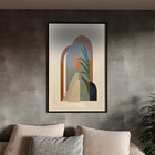 Quadro Decorativo Tela Canvas Abstrato Conceito Geometria Flu