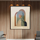 Quadro Decorativo Tela Canvas Abstrato Conceito Geometria Flu