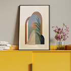 Quadro Decorativo Tela Canvas Abstrato Conceito Geometria Flu