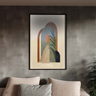 Quadro Decorativo Tela Canvas Abstrato Conceito Geometria Flu