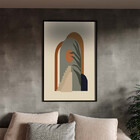 Quadro Decorativo Tela Canvas Abstrato Conceito Geometria Flu