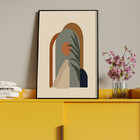 Quadro Decorativo Tela Canvas Abstrato Conceito Geometria Flu