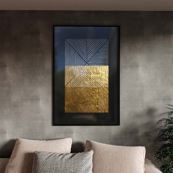 Quadro Decorativo Tela Canvas Abstrato Conceito Harmonia Angu