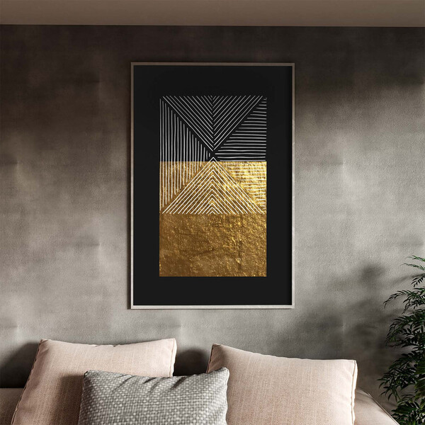 Quadro Decorativo Tela Canvas Abstrato Conceito Harmonia Angu