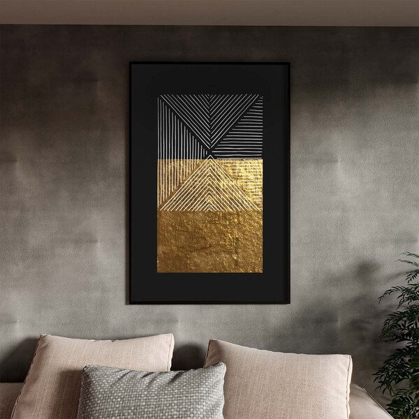 Quadro Decorativo Tela Canvas Abstrato Conceito Harmonia Angu