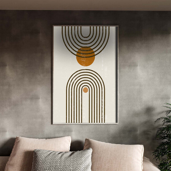 Quadro Decorativo Tela Canvas Abstrato Conceito Linha E Cor A