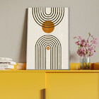 Quadro Decorativo Tela Canvas Abstrato Conceito Linha E Cor A