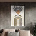 Quadro Decorativo Tela Canvas Abstrato Conceito Linha E Cor A