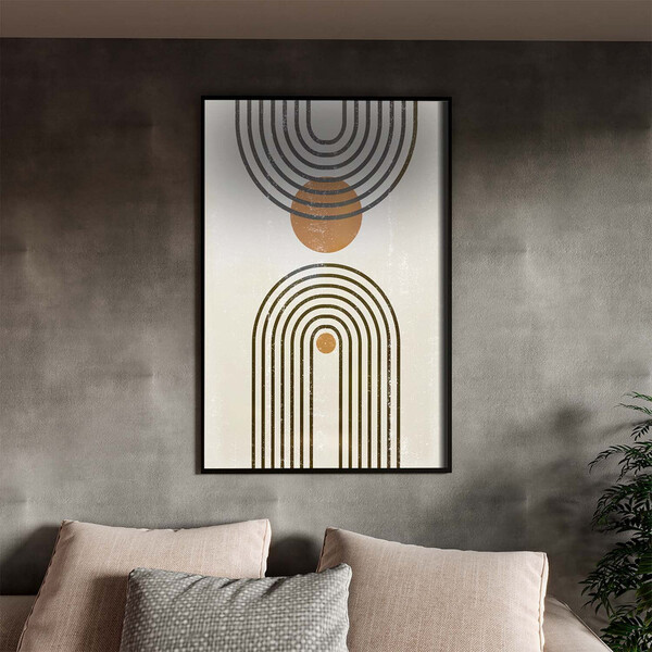 Quadro Decorativo Tela Canvas Abstrato Conceito Linha E Cor A