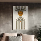 Quadro Decorativo Tela Canvas Abstrato Conceito Linha E Cor A