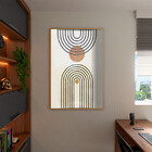 Quadro Decorativo Tela Canvas Abstrato Conceito Linha E Cor A